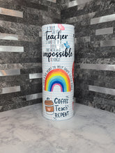 Load image into Gallery viewer, 20oz Teacher Tumbler
